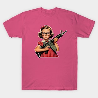 The Little Girl and a Gun T-Shirt